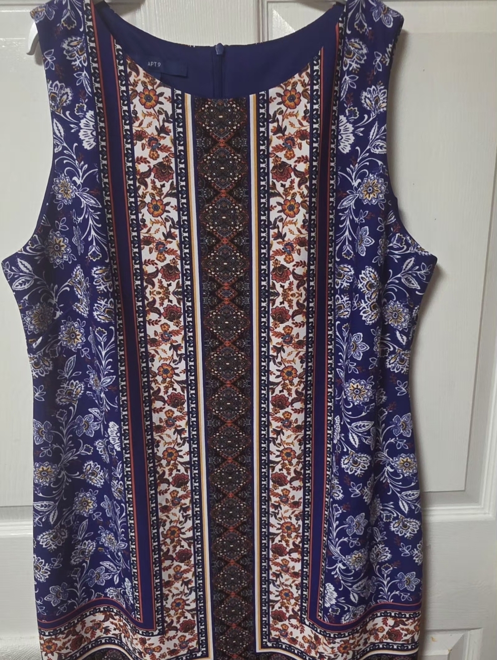 "Batch of 2 Apt dresses 9.Size XL/16 - Paisley and Fuchsia print" - Picture 11 of 16